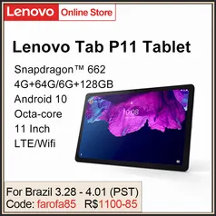 Tablet Lenovo Tab P11 4GB + 64GB