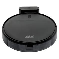 Robô Aspirador de Pó KaBuM! Smart 100, Preto, Recarregamento automático, Aspira e Passa Pano, Controle via Aplicativo - KBSF007