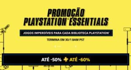 Promoção Playstation Essentials (Playstation Store)