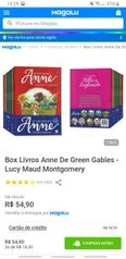 Box Livros Anne De Green Gables R$55