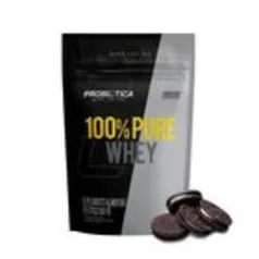 Suplemento em Pó Concentrado 100% Pure Whey Proteínas Refil 900g - Probiotica + Coqueteleira Dux