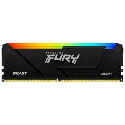 Memória Kingston FURY Beast, 32GB, DDR4, 3200MHz, CL16, RGB, KF432C16BB2A/32