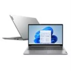 Notebook Lenovo Ultrafino IdeaPad 1 R3-73200U 8GB 256GB SSD Windows 11 15.6 82X50000BR Cinza