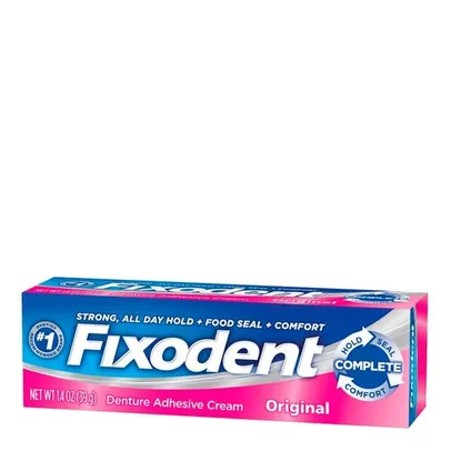 Kit Fixador de Dentadura Fixodent Original 39g + Creme Den Euroart