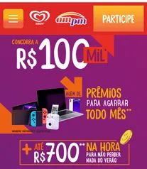 Promoção Agarra Essa! Kibon AMPM