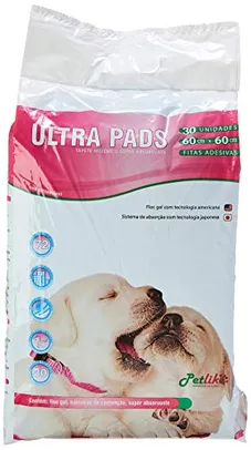 Tapete Higiênico para Cães Ultra Pads 60cmx60cm 30und