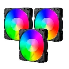 Kit Fan com 3 Unidades Redragon RGB GC-F007 | R$133