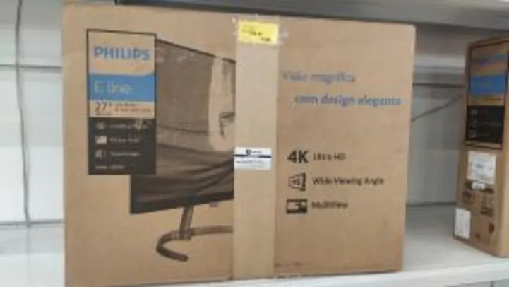 Carrefour outlet Interlagos - Loja física - Monitor 4k Philips 27" | R$1000 | 6x sem juros