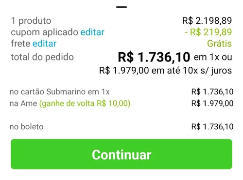 Imagen na descrição da promoção