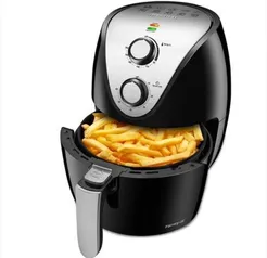 Fritadeira Mondial Sem Óleo Air Fryer Family Preta IV - AF-30i 3,5 Lit