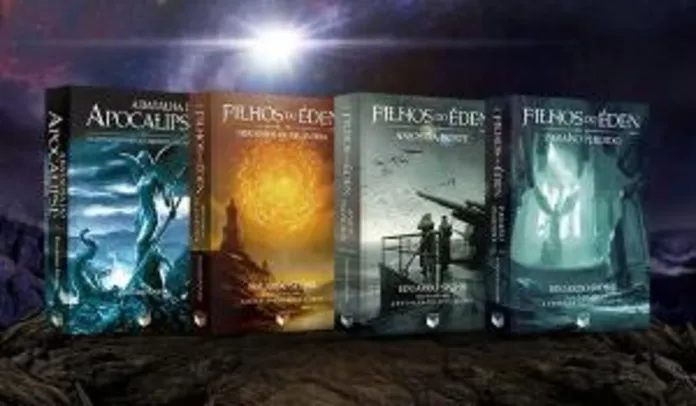 Kit Série Filhos do Éden - Volumes 1, 2 e 3 + A Batalha do Apocalipse - R$87,90