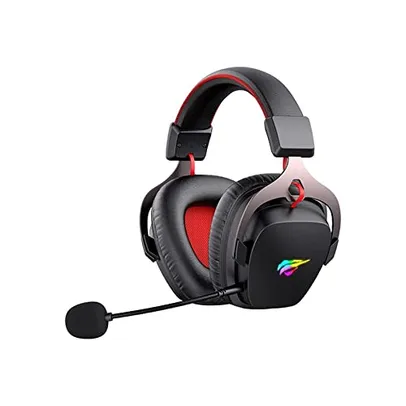 Fone de Ouvido Headphone RGB Gamer Havit H2015G Wireless 2.4G Sem Fio