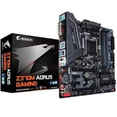 Placa-Mãe Gigabyte Z370M Aorus Gaming, Intel LGA 1151, mATX, DDR4