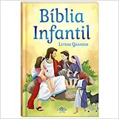 [PRIME] Bíblia Infantil - Capa dura - 120 págs - Letras Grandes / Português | R$ 14