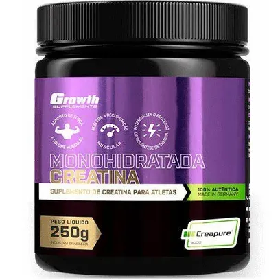 Foto do produto Creatina Creapure Monohidratada - 250g - Growth Supplements