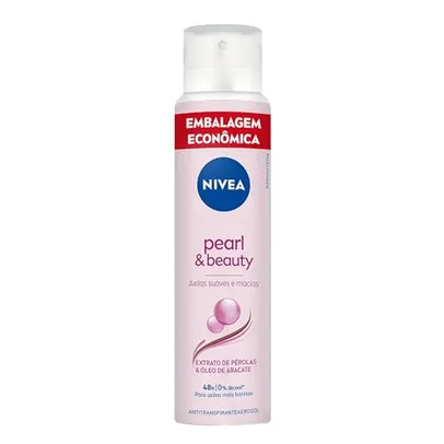 [MISSÃO R$81] 10 UN. NIVEA Desodorante Antitranspirante Aerossol Pearl & Beauty 200ml 