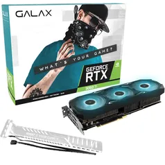 Placa de Vídeo Galax NVIDIA GeForce RTX 3060 TI SG OC Plus, 8GB GDDR6X, LHR, 1-Click, 256 Bits - 36ISM6MD4BPL