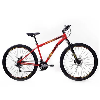 Bicicleta Aro 29 Montrey Plus Com 21 Marchas Houston Vermelho 29