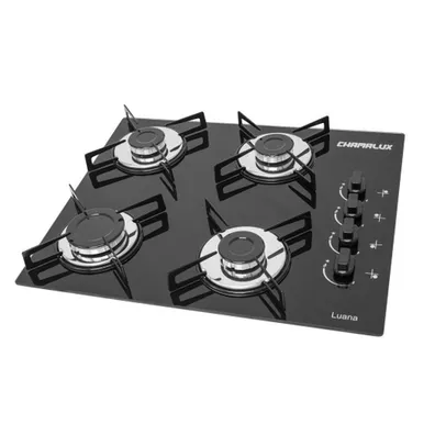 Cooktop 4 Bocas Ultrachama Preto