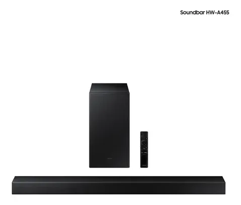 Soundbar Samsung Hw-a455 2.1 Canais 300w Bluetooth - Preto