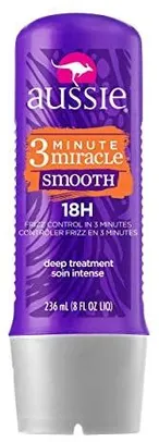 [Prime+Rec] Tratamento Aussie Smooth 3 Minute Miracle 236mL, Aussie | R$17