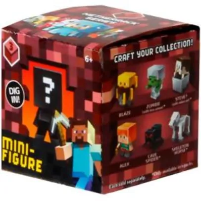 Boneco Minecraft Figuras Surpresa - Mattel | R$6