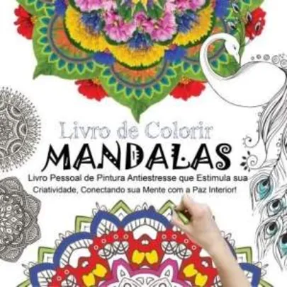 [Saraiva] Livro de colorir Descobrindo Mandalas - R$5,90