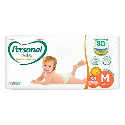 [Rec] Fralda Baby Premium Protection Média, 38 Pads, Personal