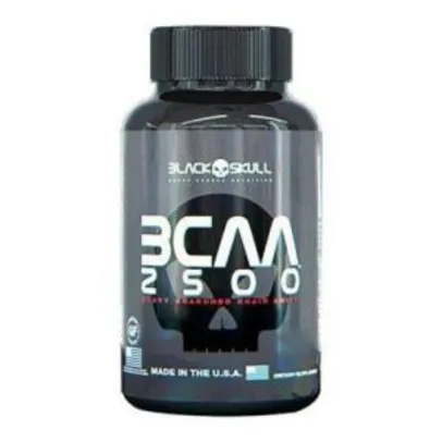 BCAA 2500 60 Tabletes Black Skull | R$17