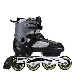 Patins Gonew Fitness Flexx 2.0 In line ABEC 7 Ajustável Base de Alumínio - Preto e verde | R$120