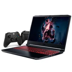 Notebook Acer Nitro 5 i5 144hz GTX 1650 + Controle Sem Fio Xbox Series e PC Carbon Black com Cabo USB-C