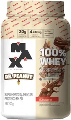 100% Whey Max Titanium x Dr. Peanut (900g), Sabor Bueníssimo