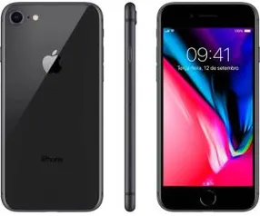 (R$2328 com AME) iPhone 8 64GB Cinza Espacial Tela 4.7" R$ 2375