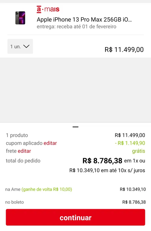 Imagen na descrição da promoção