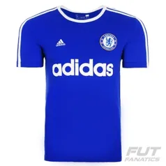 [ FUT FANATICS ] - Camiseta Adidas Chelsea Retro Azul - R$81