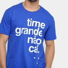 Camiseta Cruzeiro Time Grande não Cai Masculina - P