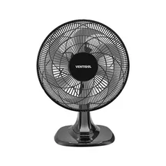 Ventilador De Mesa 40 Cm 6 Pás Premium Turbo 6 Preto Ventisol 110 e 220