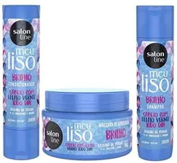 COMBO MEU LISO BRILHANTE - SALON LINE - BRILHO | R$49