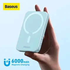 Baseus 20w Magnetic Wireless Charging 6000mah Power Bank