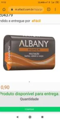 Sabonete Homem Laranja 85g 12 Unidades - Albany | R$10