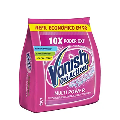 Tira Manchas em Pó Vanish Oxi Action Pink, 2.5kg | R$37