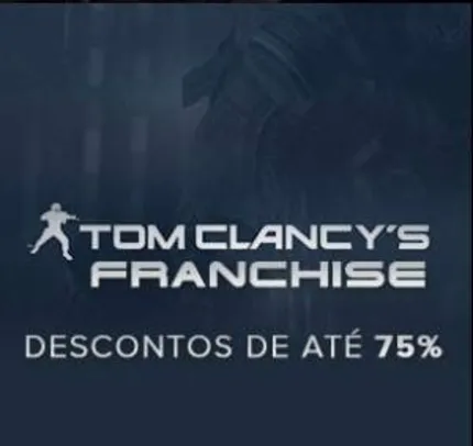 [Steam] TOM CLANCY'S FRANCHISE - por R$5