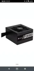 Fonte Corsair 650W 80 Plus Bronze CX650 | R$480