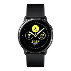 Galaxy Watch Active 40mm Preto com Tela Super Amoled de 1.1", Bluetooth, | R$ 699