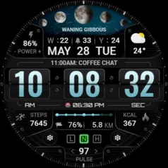 [KNA006] THE NIGHT Watch Face – WearOs