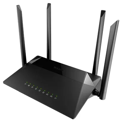 Roteador Wireless D-Link Gigabit-Ethernet AC 1200Mbps, Dual Band, 4 Antenas - DIR-842