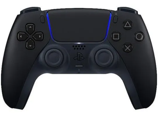 (PRÉ-VENDA) Controle para PS5 sem Fio DualSense Sony - Midnight Black | R$446