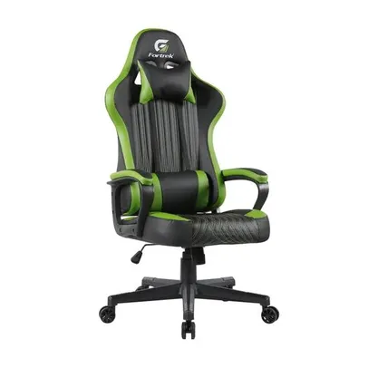 Cadeira Gamer Vickers Preta/Verde FORTREK | R$779