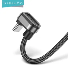 [Novos usuários] Cabo USB Tipo-C 180° KUULAA | R$8