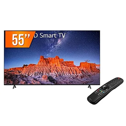 Smart TV LED 55 4K UHD LG 55UQ801COSB.BWZ - IA LG ThinQ, Alexa built-in